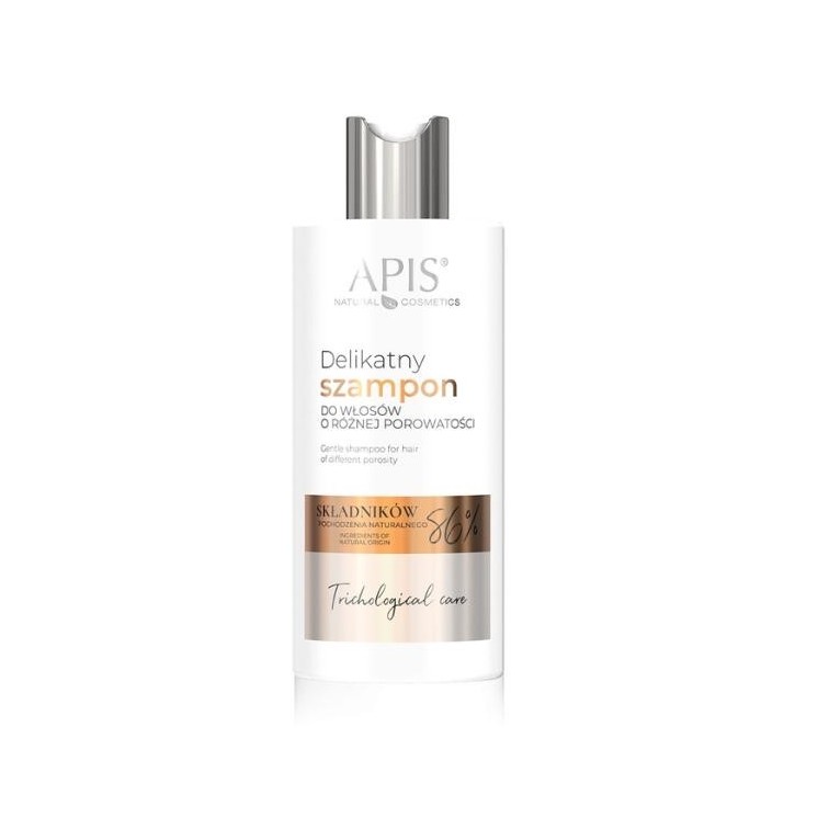 Apis Trichological Care zartes Shampoo für Haare mit unterschiedlicher Porosität, 300 ml