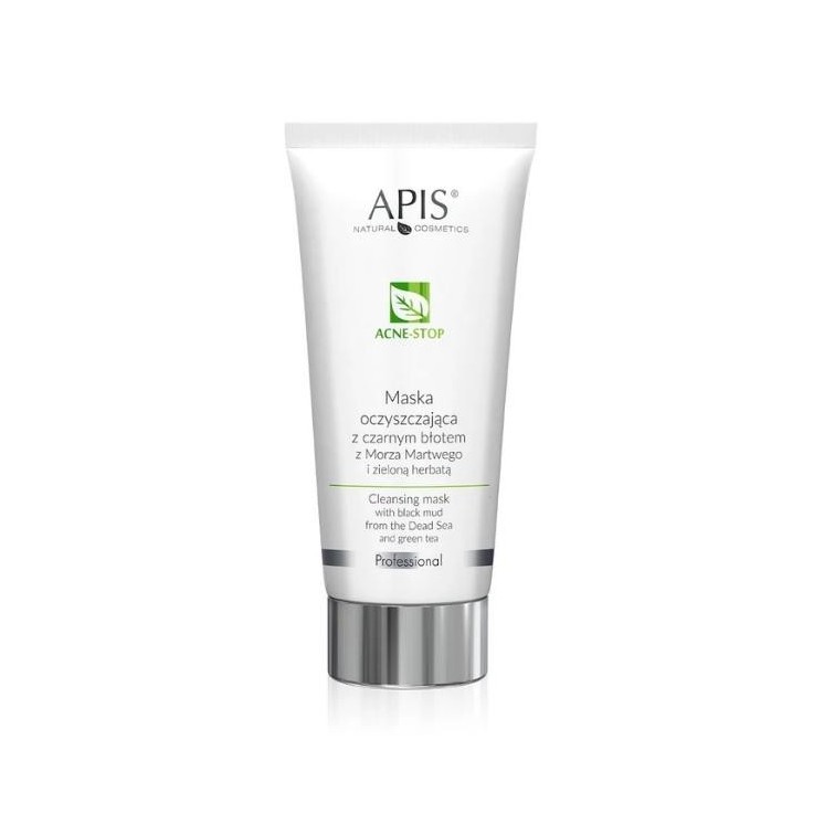 Apis Acne - Stop cleansing mask with green tea and Dead Sea mud 200 ml