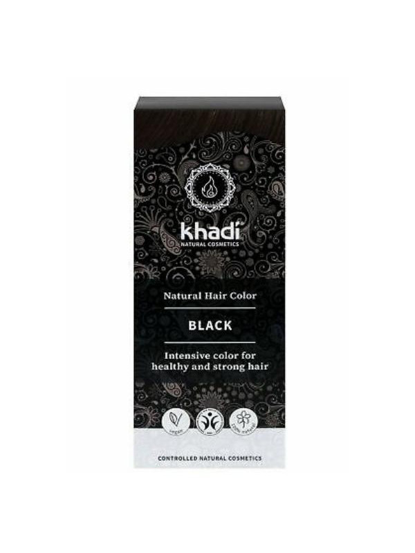 Khadi Natural Hair Colour Henna do włosów Czarny 100 g