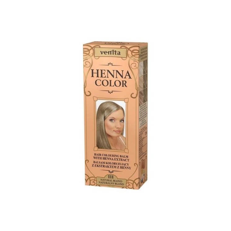 Venita Henna Color Coloring balm with henna extract /111/ Natural Blond 75 ml