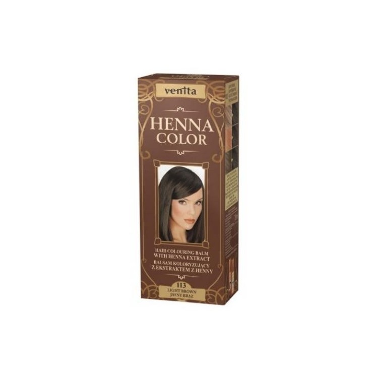 Venita Henna Color Coloring balm with henna extract /113/ Light Brown 75 ml