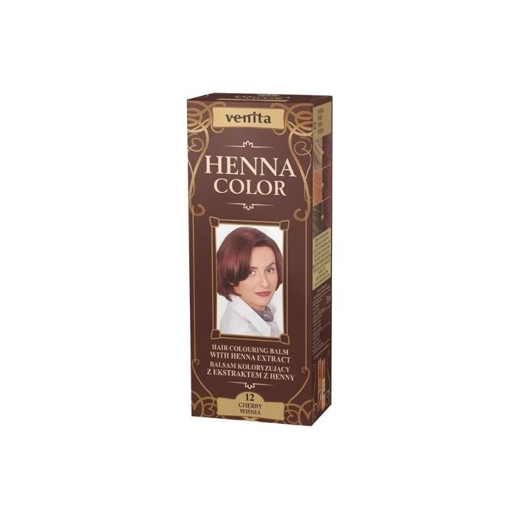 Venita Henna Color Coloring бальзам з екстрактом хни /12/ Вишня 75 мл