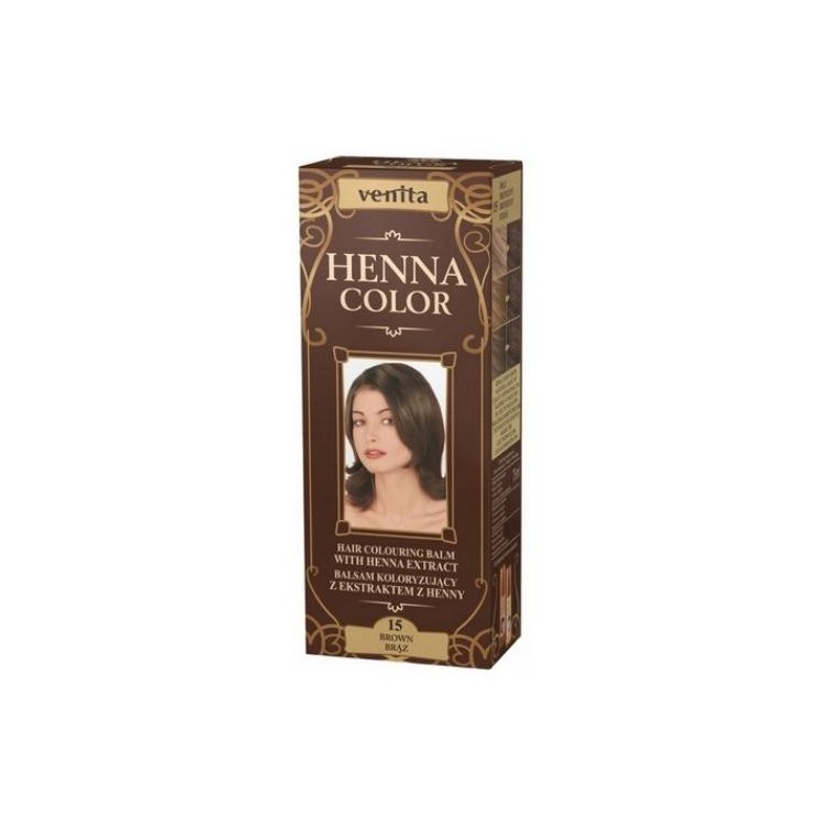 Venita Henna Color Coloring бальзам з екстрактом хни /15/ Коричневий 75 мл
