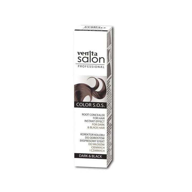 Venita Salon Professional Color SOS Root kleurcorrector voor donker en zwart haar 75 ml