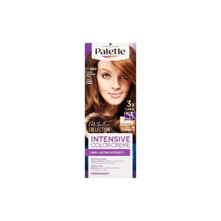 Schwarzkopf Palette Intensive Color Creme Hair dye /7-560/ Roasted Metallic Brown