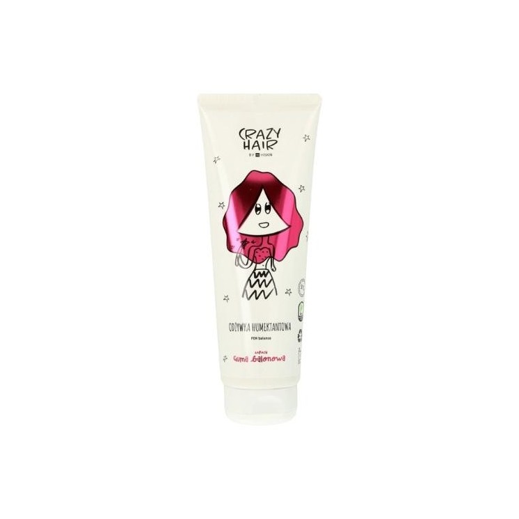 HiSkin Crazy Hair Humectant conditioner voor droog en dof haar met de geur van Bubble Gum 250 ml(28-02-2026)