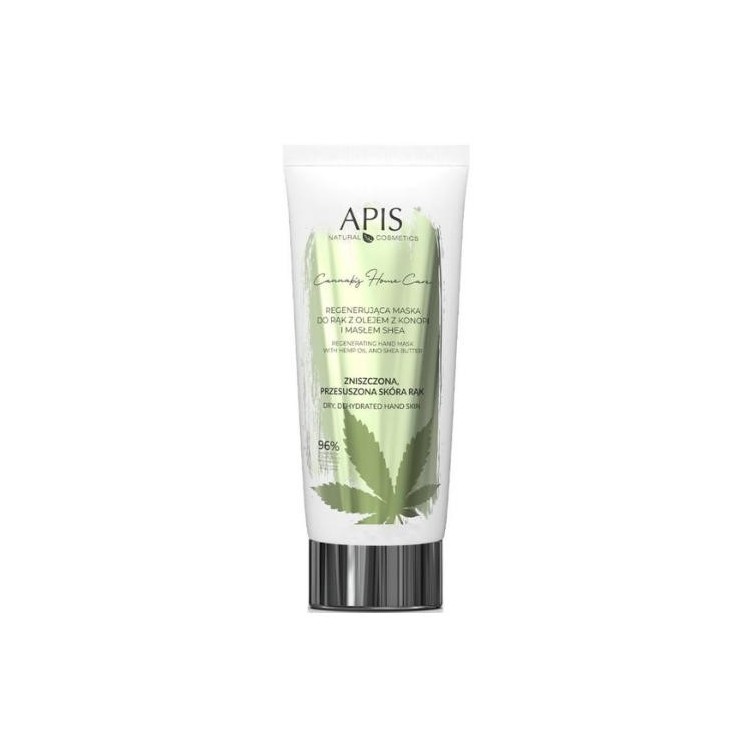 Apis Cannabis Home Care regenerierende Handmaske mit Hanföl und Sheabutter 200 ml