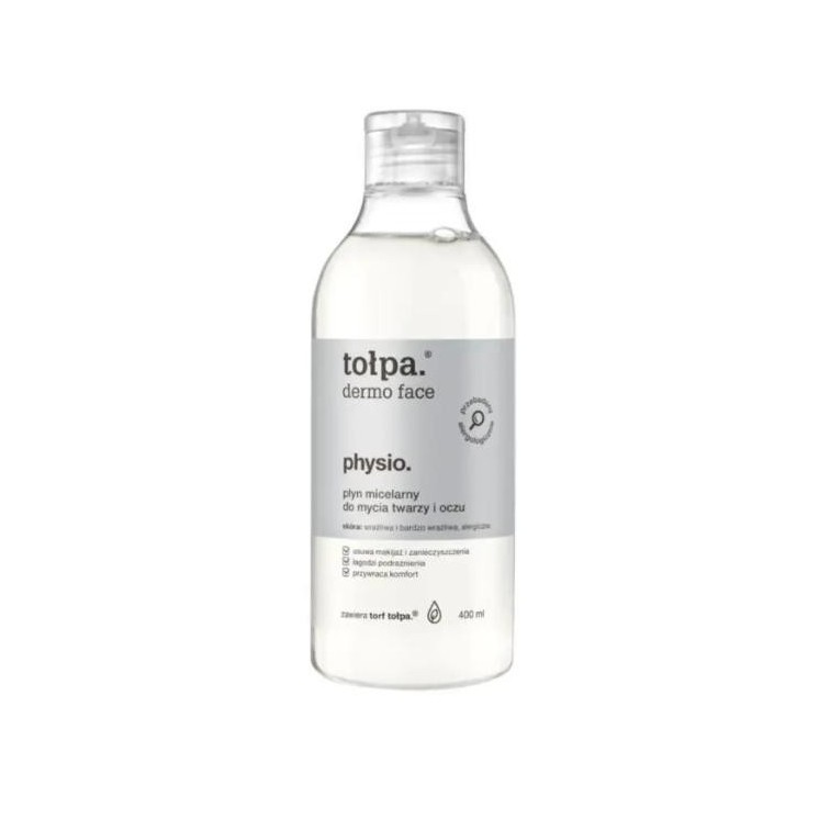Tołpa Dermo Face Physio. Micellar liquid for washing face and eyes 400 ml
