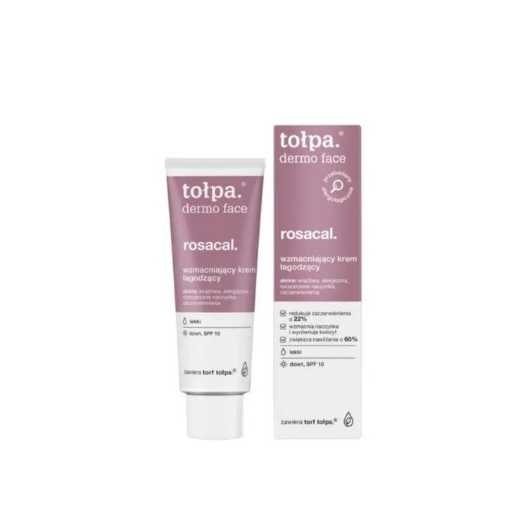 Tołpa Dermo Rosacal. Soothing face cream for the day SPF10