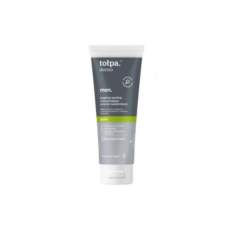 Tołpa Dermo Men . Pure. Carbon Cleansing Peeling against blackheads