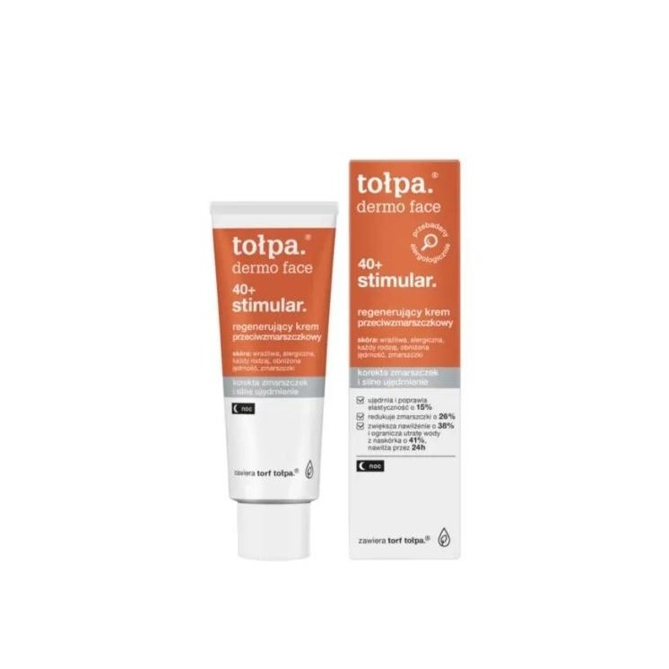 Tołpa Dermo Face 40+ Stimular. regenerating Anti-wrinkle night face cream
