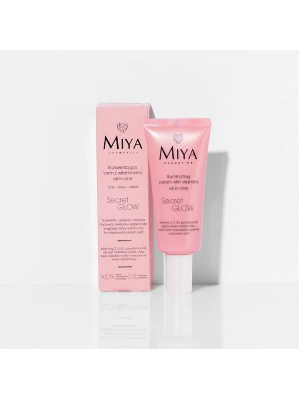 Miya Cosmetics Secret GLOW rozświetlająco Krem z witaminami all-in-one