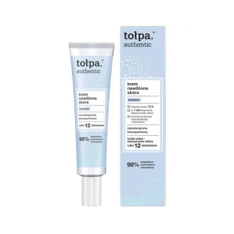 Tołpa Authentic Face cream moisturized skin
