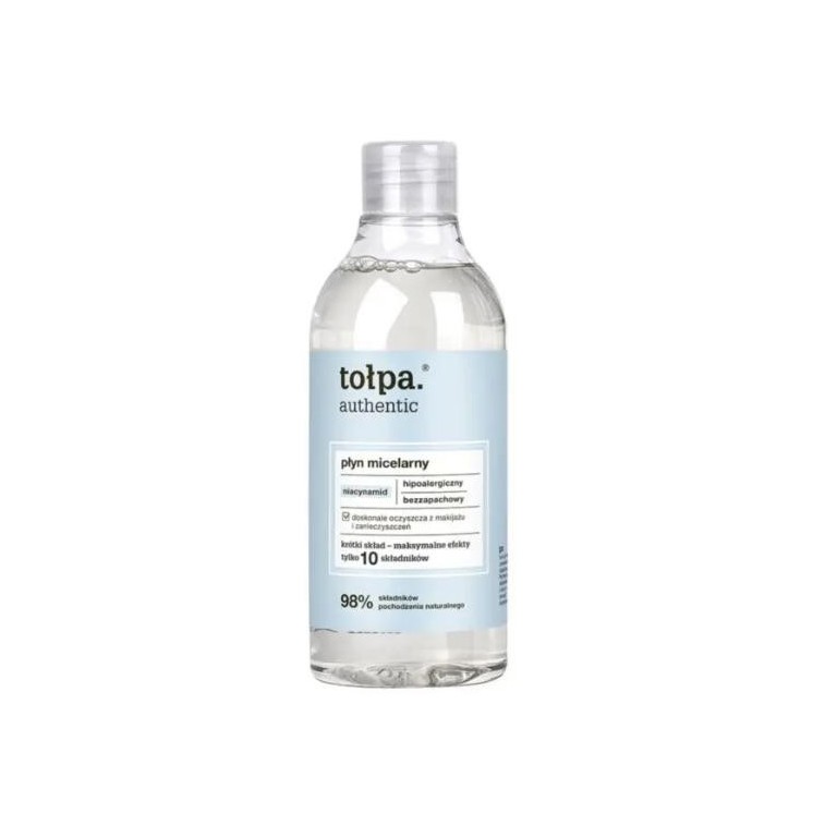 Tołpa Authentic Micellar water for the face perfectly cleanses
