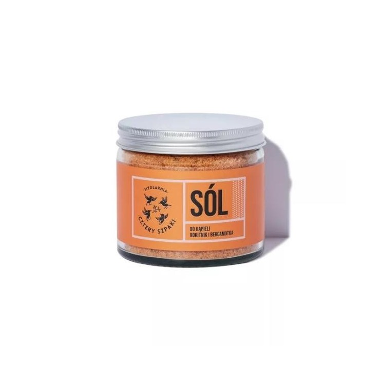 Mydlarnia Cztery Szpaki Sea buckthorn and Bergamot bath salt