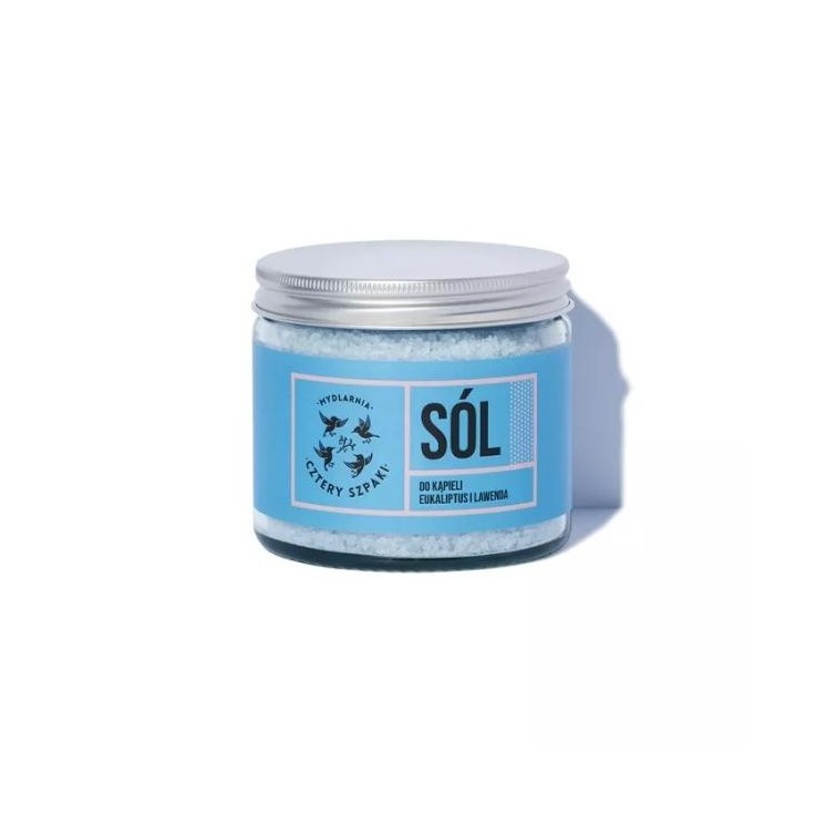 Mydlarnia Cztery Szpaki Badzout Eucalyptus en Lavendel 320 g