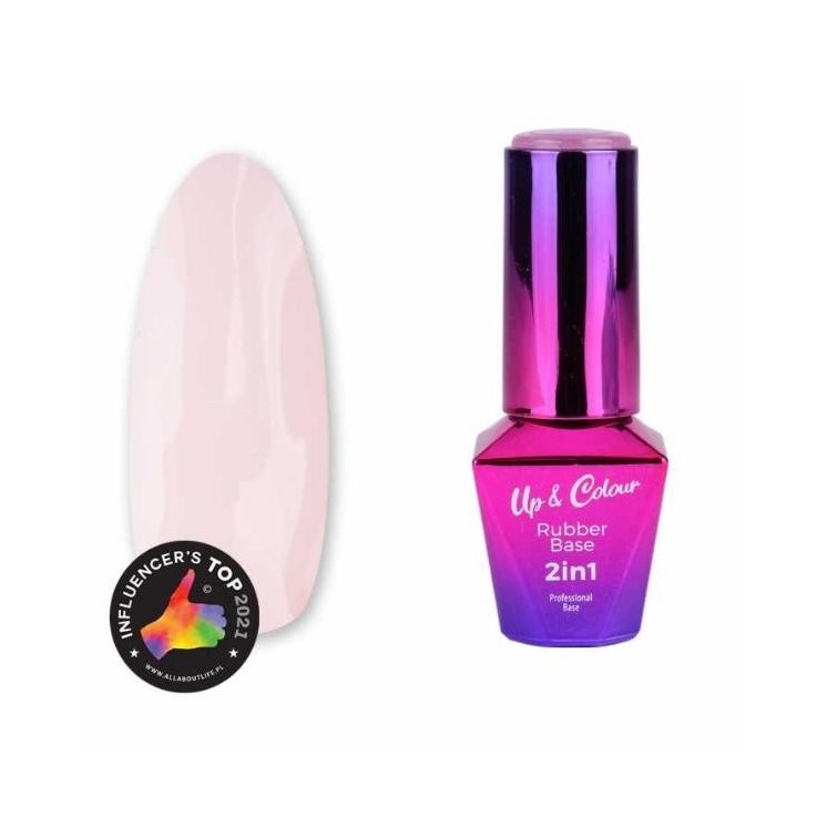 MollyLac Rubber Base 2in1 Up& Colour /7/ Rubber base for hybrids