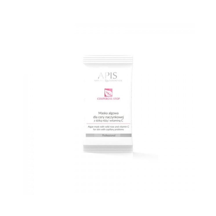 Apis Algae mask for couperose skin with dzik rose and Vitamin C