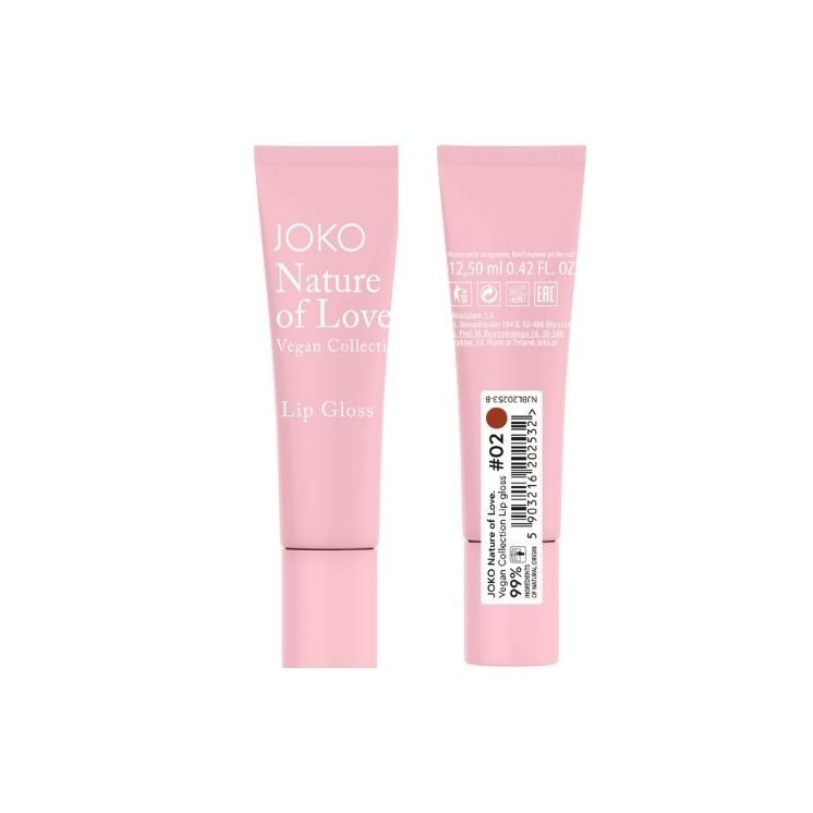 Joko Nature of Love Vegan Collection Lipgloss /02/
