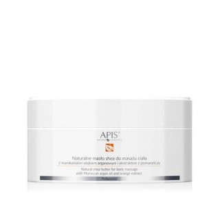 Натуральне масло ши Apis Orange Terapis для масажу тіла з маслом марокканської арганії та екстрактом апельсина