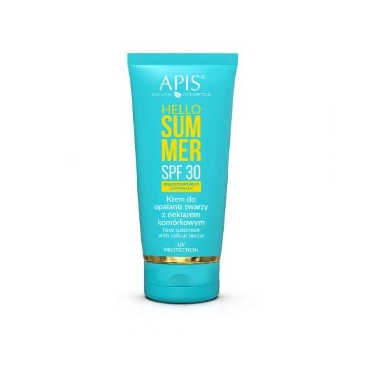 Apis Hello Summer SPF30 Zonnebrandcrème voor het gezicht met cellulaire nectar