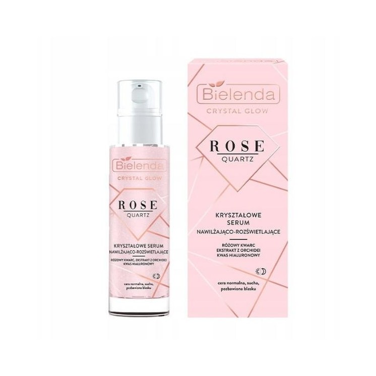 Bielenda Crystal Glow Rose Quartz hydraterend en verhelderend Serum