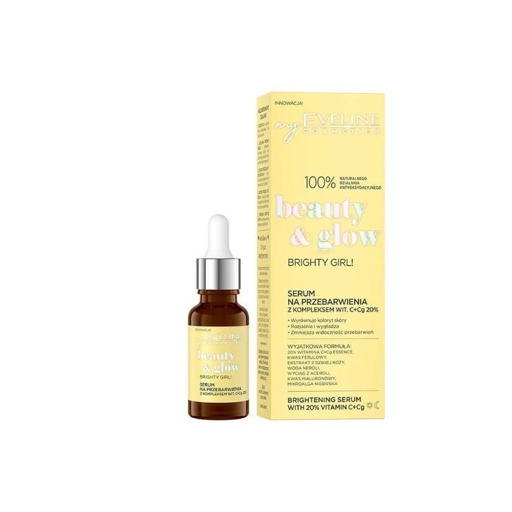 Eveline Beauty & Glow Serum against discolorations with vitamin C + Cg complex 20%