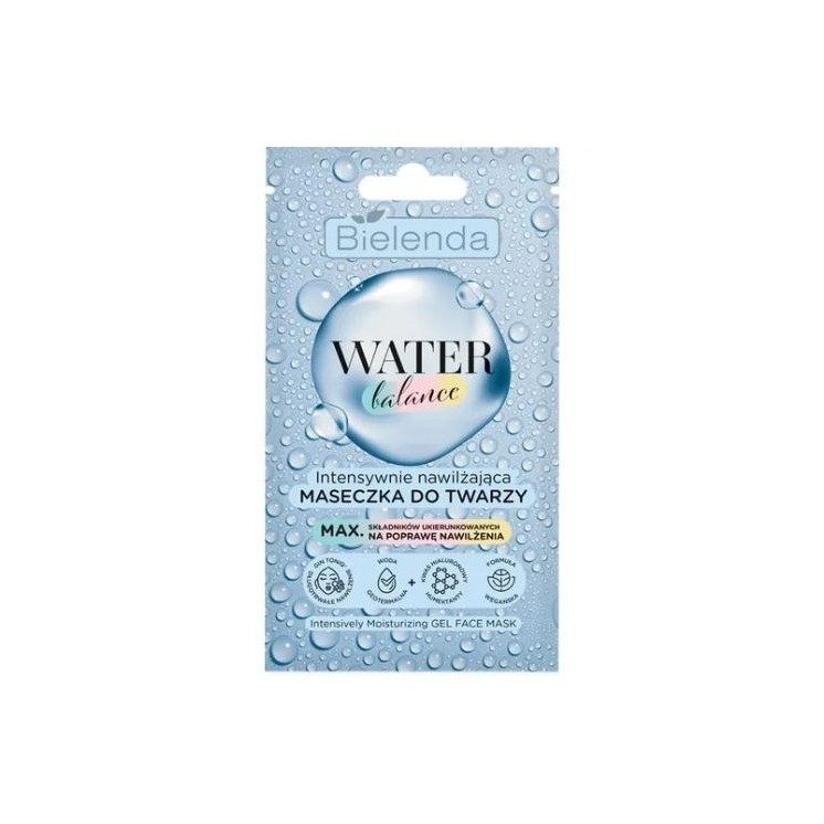 Bielenda Water Balance Intensief Hydraterende Gezichtsmasker 7 gr