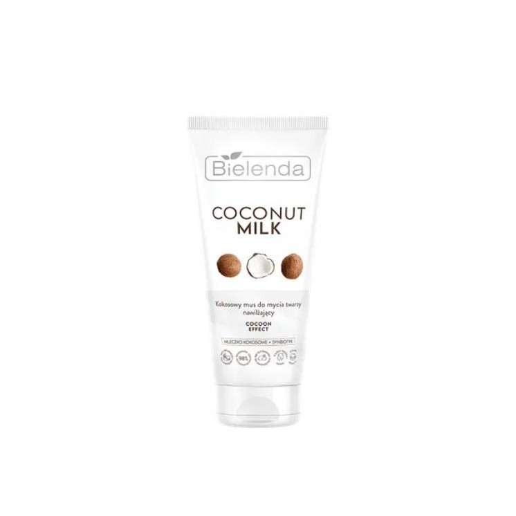Bielenda Coconut Milk Moisturizing Cocoon Effect gezichtswasmousse