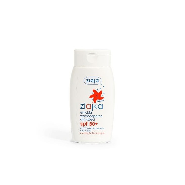 Ziaja Sun Waterproof sunscreen for children with SPF50 + UVA + UVB very high protection 125 ml