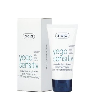 Ziaja Yego Sensitiv crème visage hydratante SPF10 faible protection 50 ml