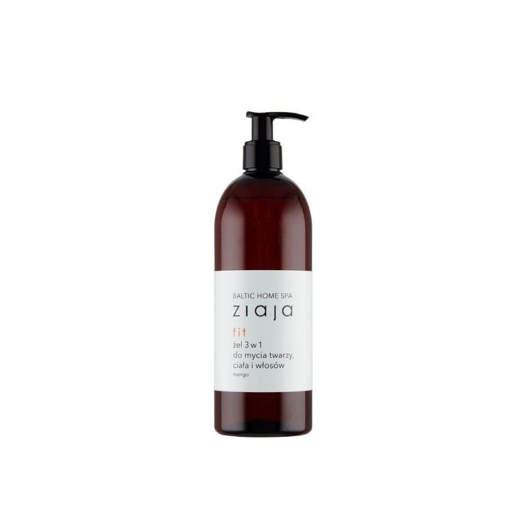 Ziaja Baltic Home Spa Fit 3-in-1 reinigingsgel voor gezicht, lichaam en haar 500 ml