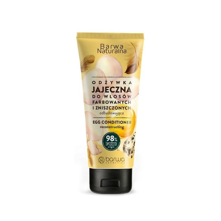 Barwa Naturalna herstellende ei-haarconditioner in een tube van 200 ml