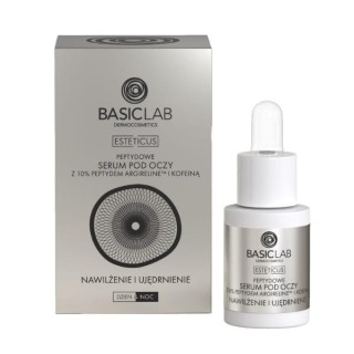 BasicLab Esteticus Peptide Eye Serum with Argireline 10% зволоження та зміцнення 15 мл