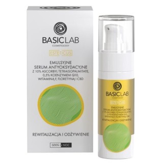 BasicLab Esteticus Emulsion Antioxidant Serum with 10% Ascorbyl