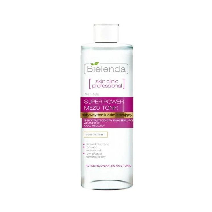 Bielenda Skin Clinic Professional active rejuvenating tonic for mature skin 200 ml