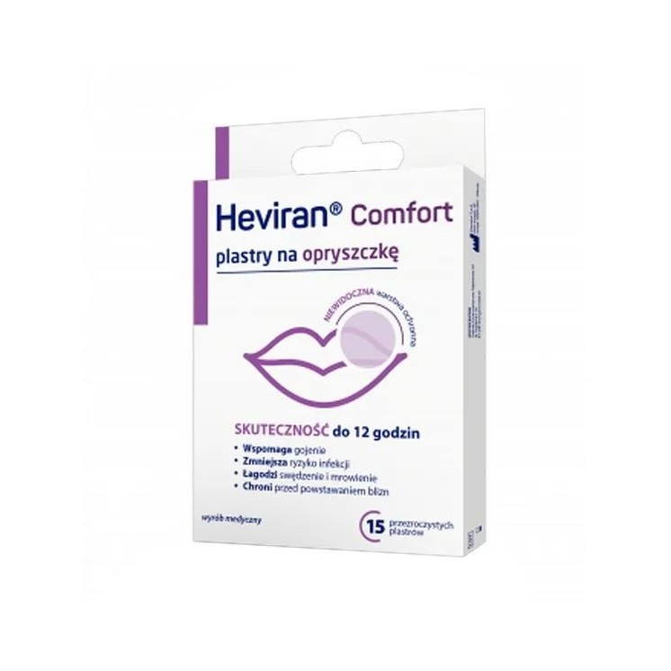 Heviran Comfort Plasty voor herpes 15 stuks