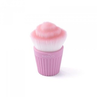 Indigo Pędzel do odpylania Cupcake Brush Pastel Pink 1 sztuka