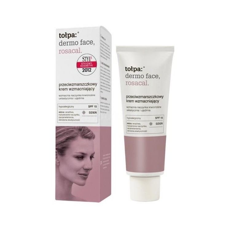 Tołpa Dermo Face Rosacal. strengthening Anti-wrinkle day face cream SPF15 40 ml