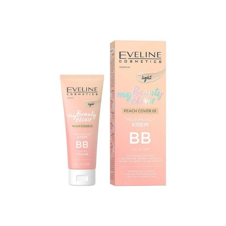 Eveline My Beauty Elixir nourishing face cream BB Light Peach 30 ml