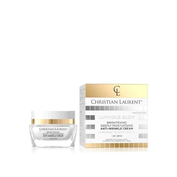 Eveline Christian Laurent Crème Visage Illuminatrice Hydratante en Profondeur SPF25 50 ml