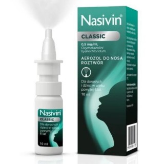 Nasivin Classic 0,05% Neusspray 10 ml
