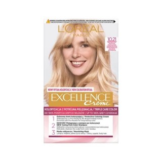 L'oreal Excellence Creme Hair dye /10.21/ Very Very Light Pearl Blond