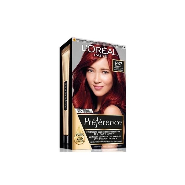 L'oreal Preference Haarverf /P37/ Intense Dark Red