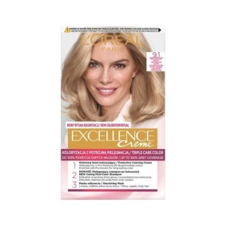 L'oreal Excellence Creme Hair dye /9.1/ Very Light Ash Blond