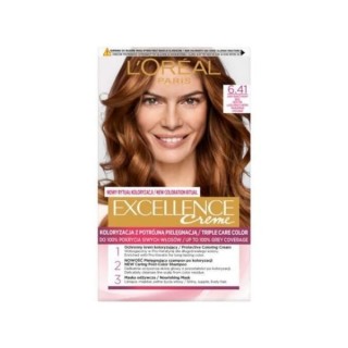 L'oreal Excellence Creme Hair dye /6.41/ Light Amber Brown