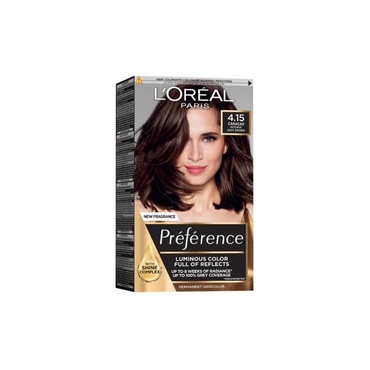 L'oreal Preference Hair dye /4.15/ Intense Deep Brown