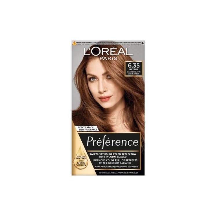 L'oreal Preference Haarverf /6.35/ Licht Amber