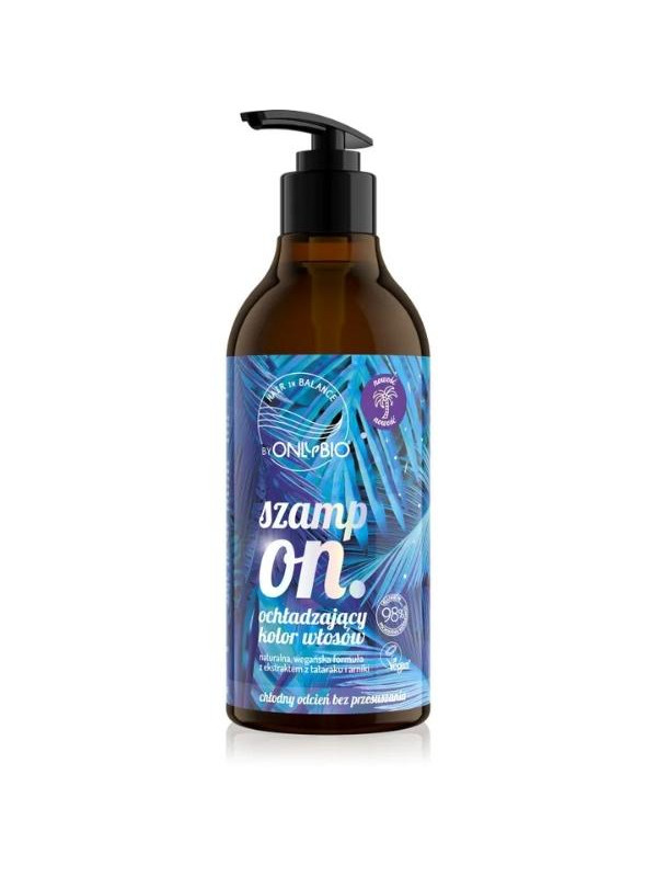 ONLYBIO Hair in Balance Limited Edition Szampon ochładzający kolor włosów 400 ml