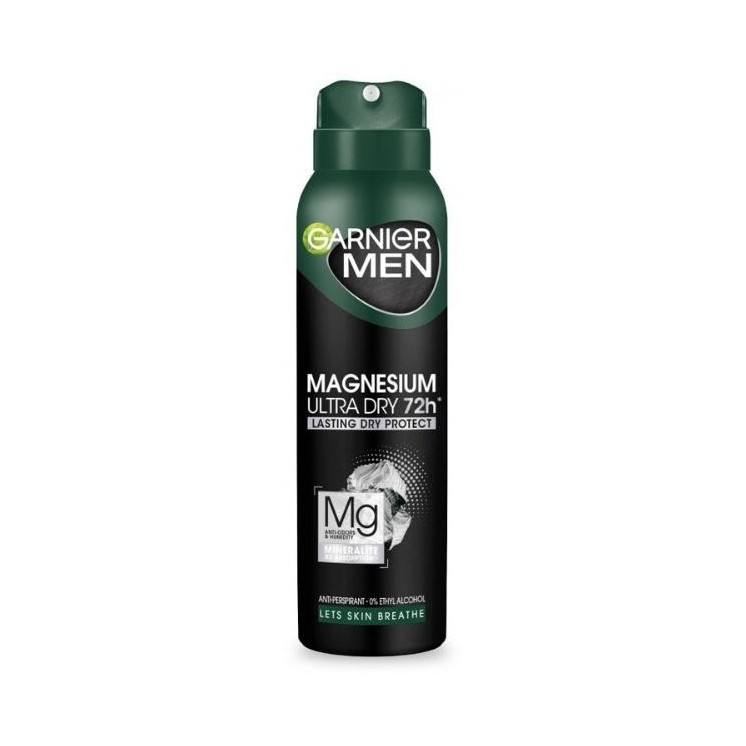 Garnier Men Deodorant spray Magnesium Ultra Dry 72h 150 ml